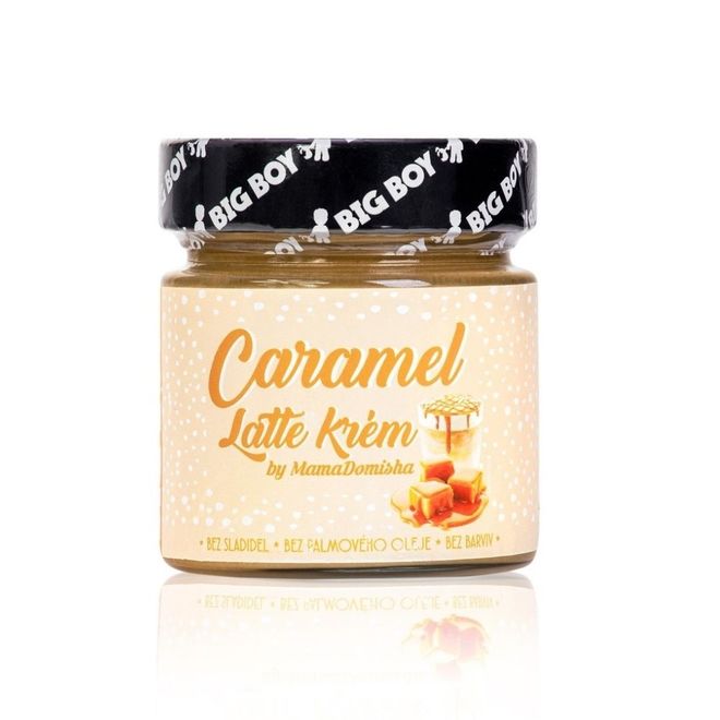 BIG BOY® Caramel Latte by@mamadomisha 250g - jemný arašídový krém 