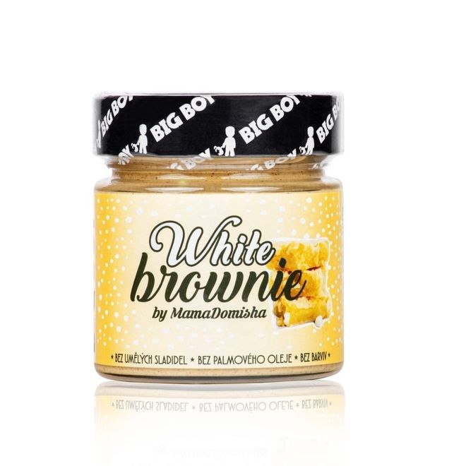 BIG BOY® White Brownie by@mamadomisha 250g - jemný lískoořechový krém s kešu 