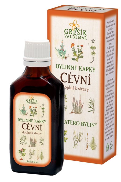 Cévní bylinné kapky Grešík 50 ml 