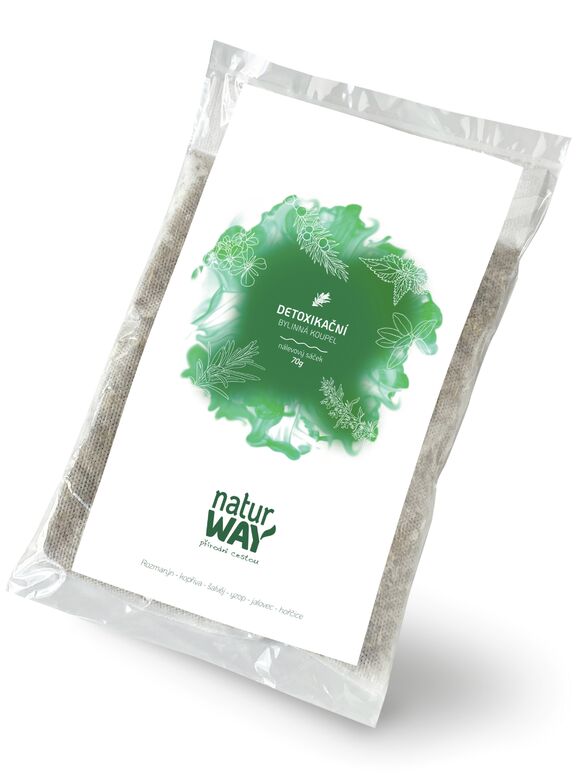 Detoxikační - NaturWay bylinná lázeňská koupel 70 g 