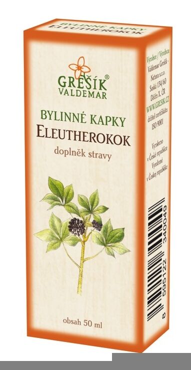 Eleutherokok - bylinné kapky Grešík 50 ml 