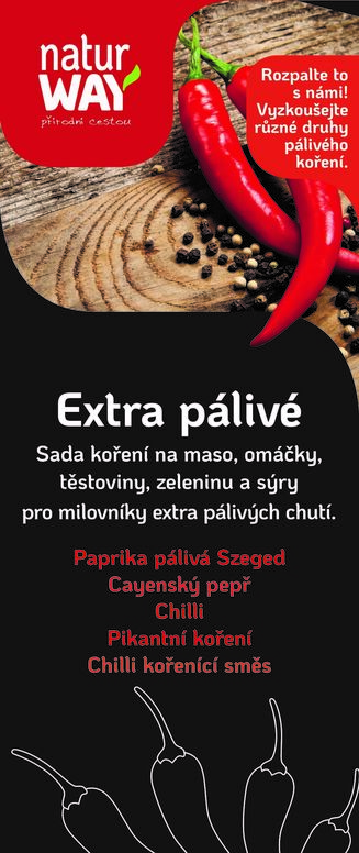 Extra pálivé - dárková sada koření 