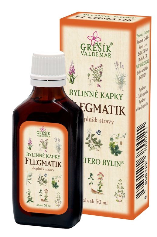 Flegmatik - bylinné kapky Grešík 50 ml 