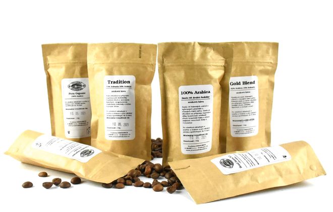 Káva - Degustační balíček MIX 6 x 50 g 