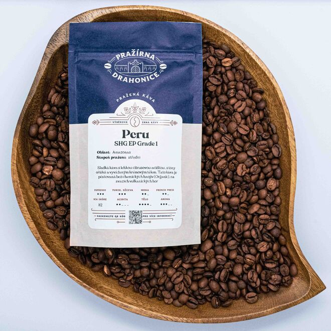Káva zrnková Peru SHB 