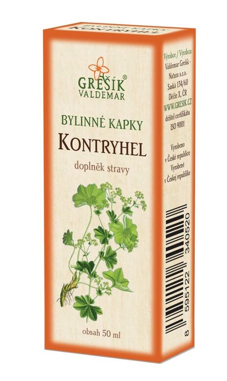 Kontryhel - bylinné kapky Grešík 50 ml 