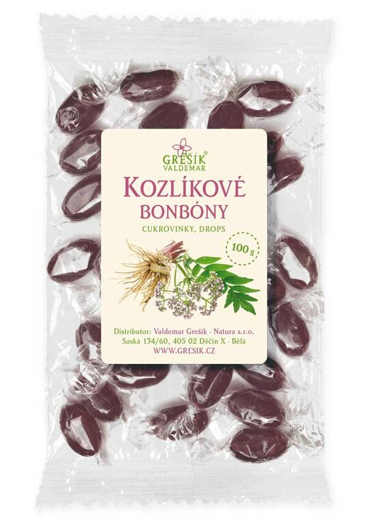 Kozlíkové - bylinné bonbóny Grešík 100 g 
