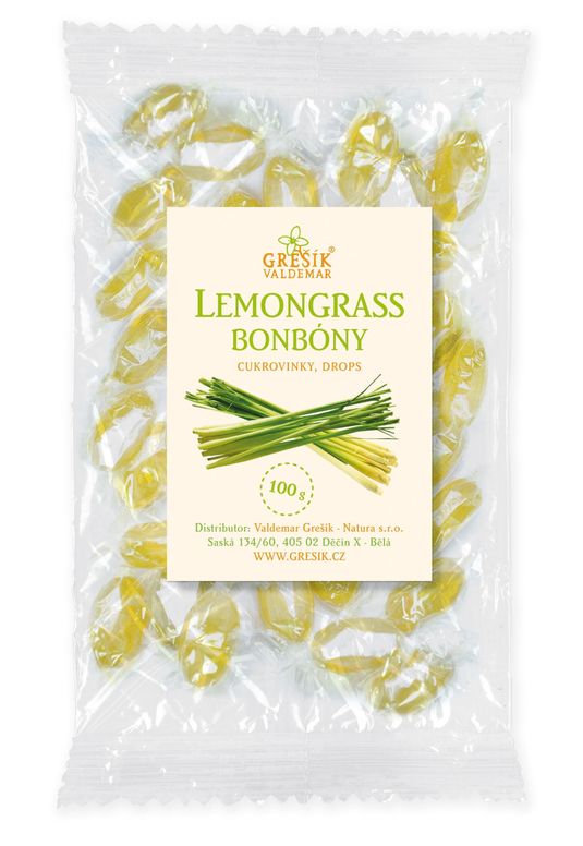 Lemongrass - bylinné bonbóny Grešík 100 g 