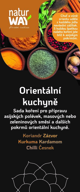 Orientální kuchyně - dárková sada koření 