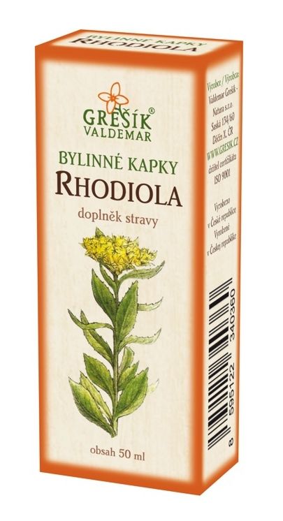 Rhodiola - bylinné kapky Grešík 50 ml 