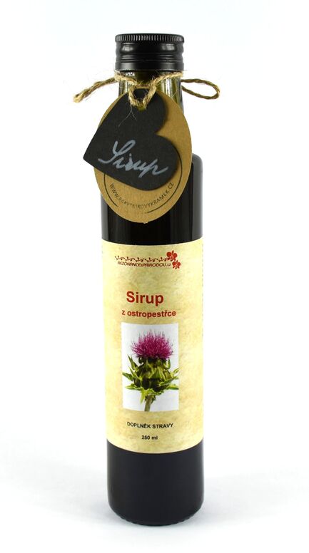 Sirup z ostropestřce 250 ml 