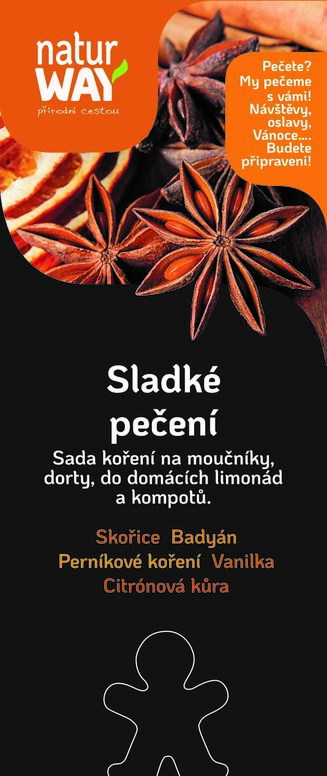 Sladké pečení - dárková sada koření 