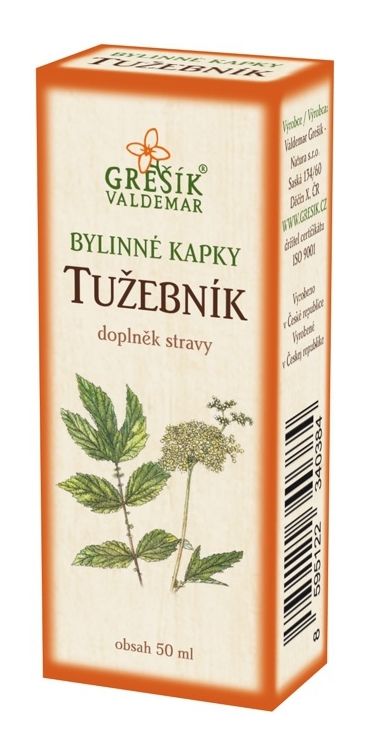 Tužebník - bylinné kapky Grešík 50 ml 